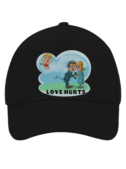 Love hurts baseballsapka Black
