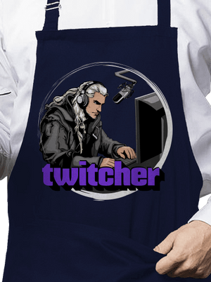 Twitcher kötény Navy