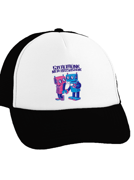 Robotok teherautós sapka Black cap