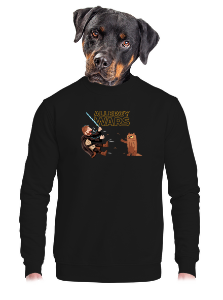 Allergy Wars unisex crewneck Black