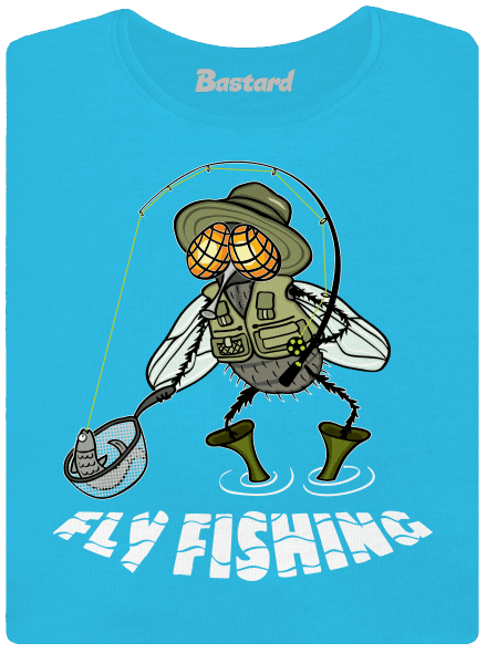 Fly fishing női póló Blue Atol