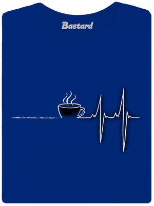 Coffee help női póló Royal Blue Mal