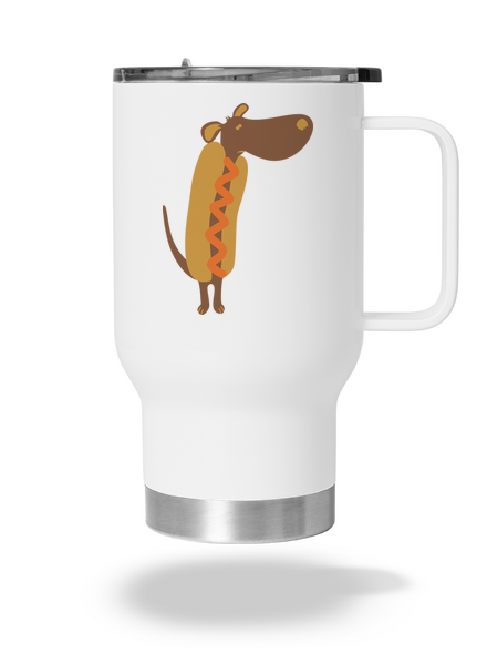 Hot dog termosz bögre White