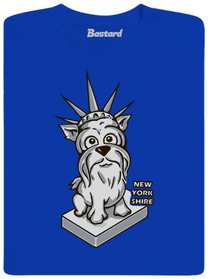 New Yorkshire férfi hosszú ujjú póló Royal Blue