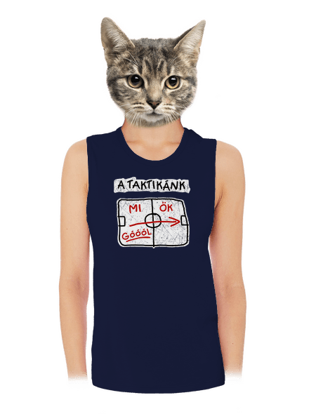 A taktikánk női bővített trikó Navy