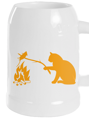 Macska-egér harc söröskorsó White