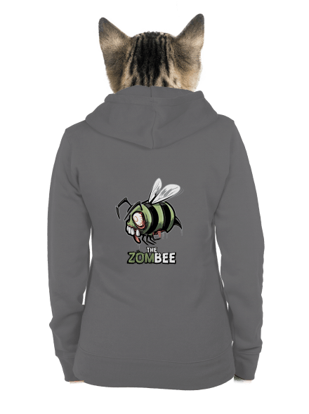 ZomBee cipzáras női pulóver Steel Gray