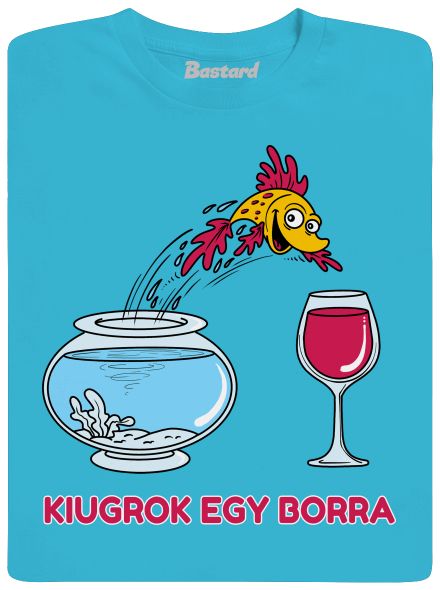 Kiugrok egy borra férfi póló Swimming Pool