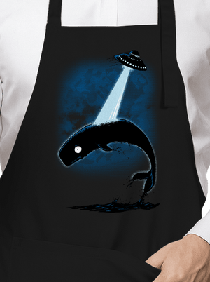 Big fish kötény Black