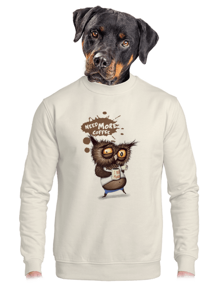 I need more coffee unisex crewneck Off White