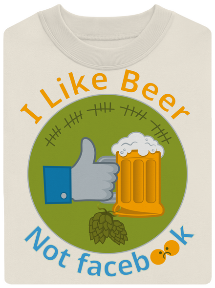 I like beer unisex crewneck Off White