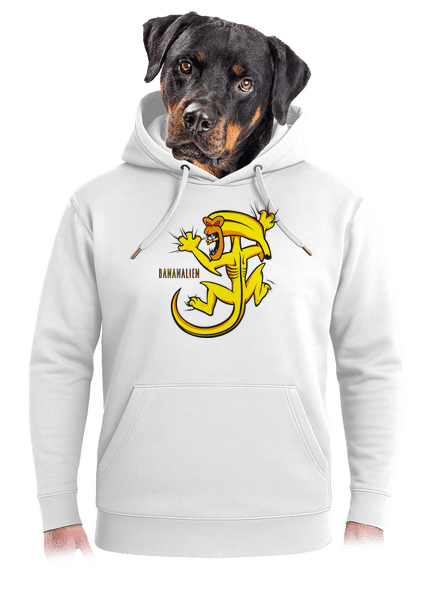 Bananalien unisex prémium pulóver Snowwhite