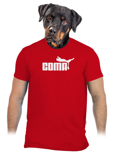 Coma férfi póló Red