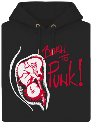  unisex prémium pulóver Dark Black