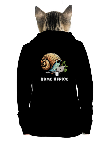 Sneka home office cipzáras női pulóver Black