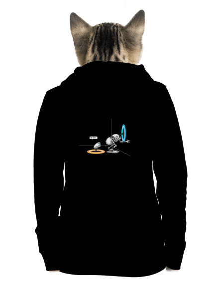 Portal surprise cipzáras női pulóver Black