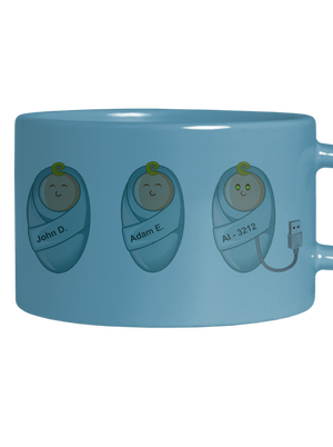 AI baby macaron bögre Blue Macaron