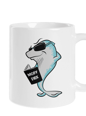 Moby Dick hagyományos bögre White