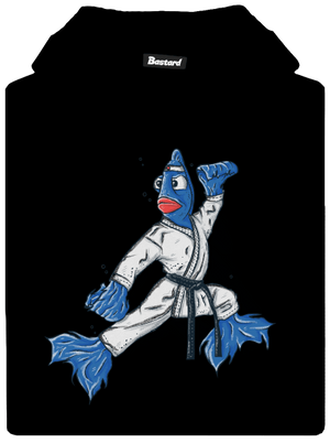  gyerek kenguruzsebes pulóver Black