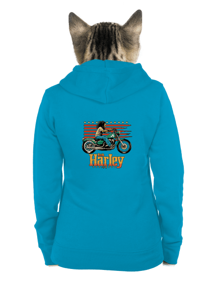 Bob Harley cipzáras női pulóver Blue Atol