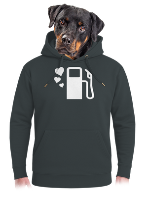 Tele kérem unisex prémium pulóver Charcoal