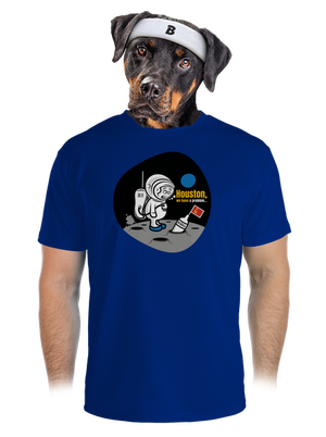  férfi sportpóló Royal Blue Mal