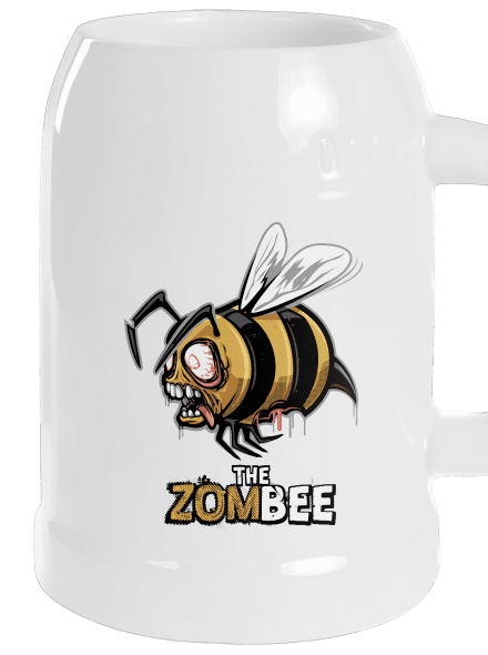 ZomBee - sárga söröskorsó White