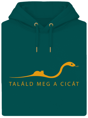 Találd meg a cicát unisex prémium pulóver Emerald Green
