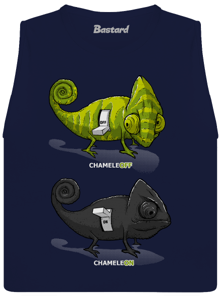ChameleON ChameleOFF női bővített trikó Navy