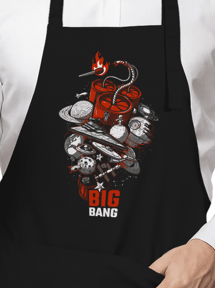 Big bang kötény Black
