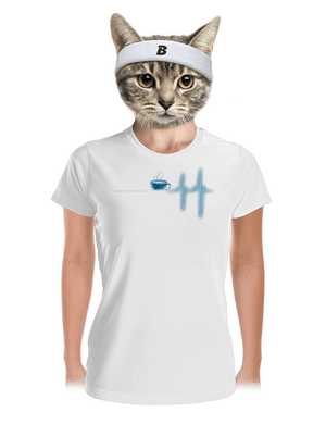 Coffee help női sportpóló White