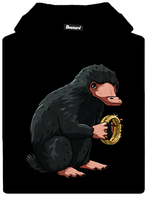 Niffler gyerek kenguruzsebes pulóver Black