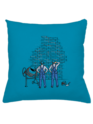 Kőművesek párna Blue Turquoise