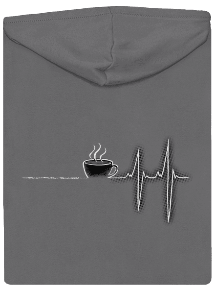 Coffee help cipzáras női pulóver Steel Gray