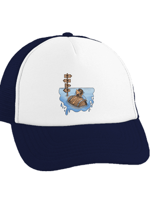 Kitaszított teherautós sapka French Navy cap