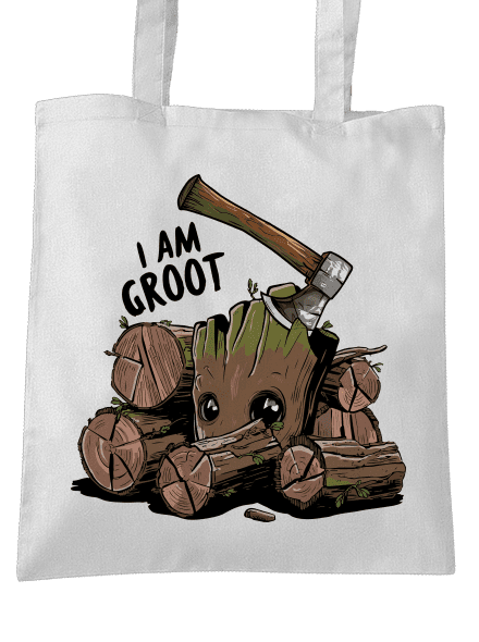 I Am Groot táska White
