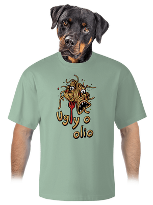 Ugly o olio unisex túlméretezett póló Sage