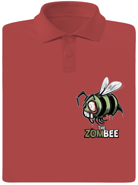 ZomBee férfi pólóingek Burgundy