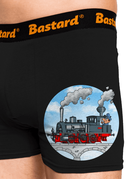 Kéményfüst boxeralsó Black
