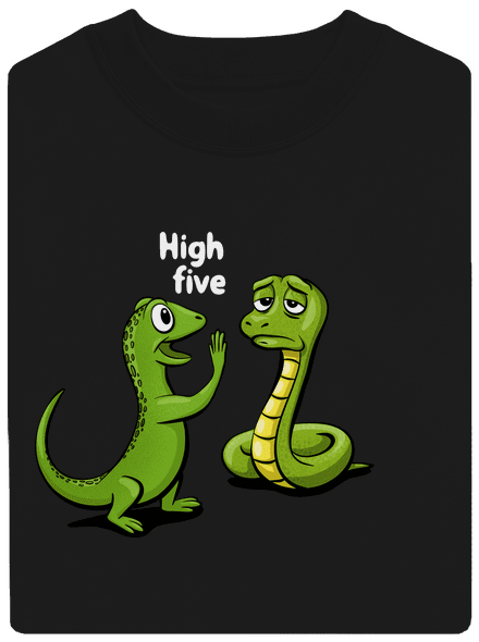 High Five unisex crewneck Black