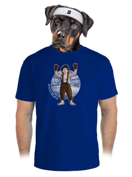Rocky Bilboa férfi sportpóló Royal Blue Mal