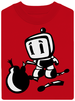 Bomberman unisex crewneck Red