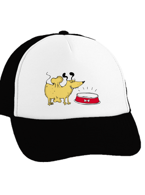 Csont teherautós sapka Black cap