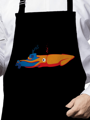 Polip kötény Black