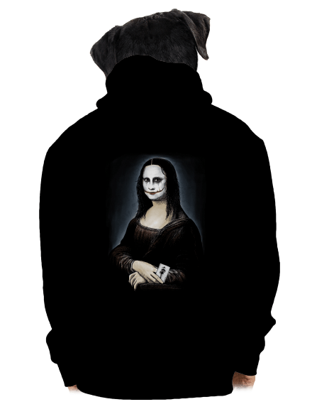 Mona Joker Lisa cipzáras férfi pulóver Black