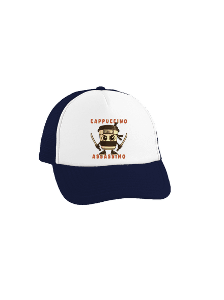 Cappuccino Assasino – Italian Brainrot teherautós sapka French Navy cap