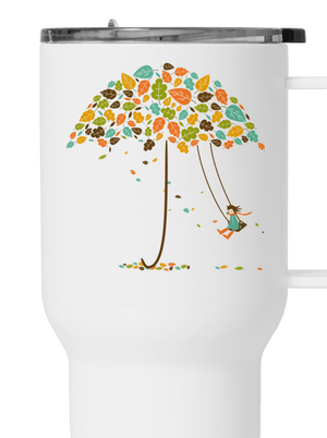 Ősz termosz bögre White