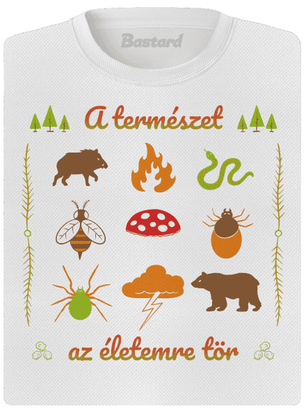 A természet az életemre tör női sportpóló White