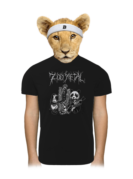 ZOO metal gyerek sport póló Black