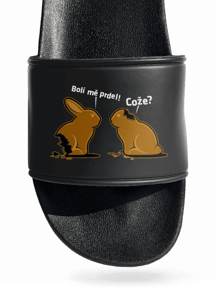 Fáj a seggem! papucs Black